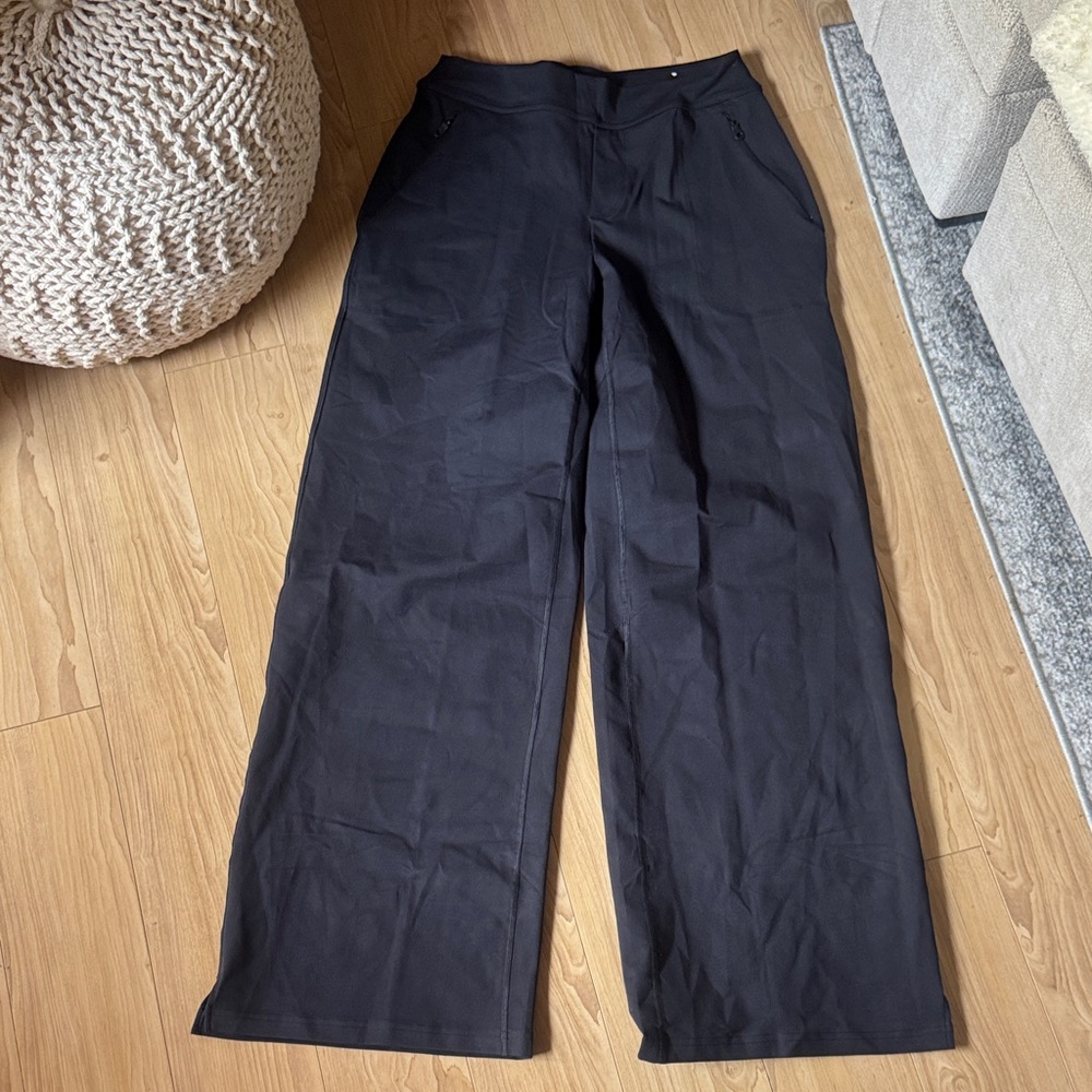 Aerie Women's Black Wide-Leg Pants
